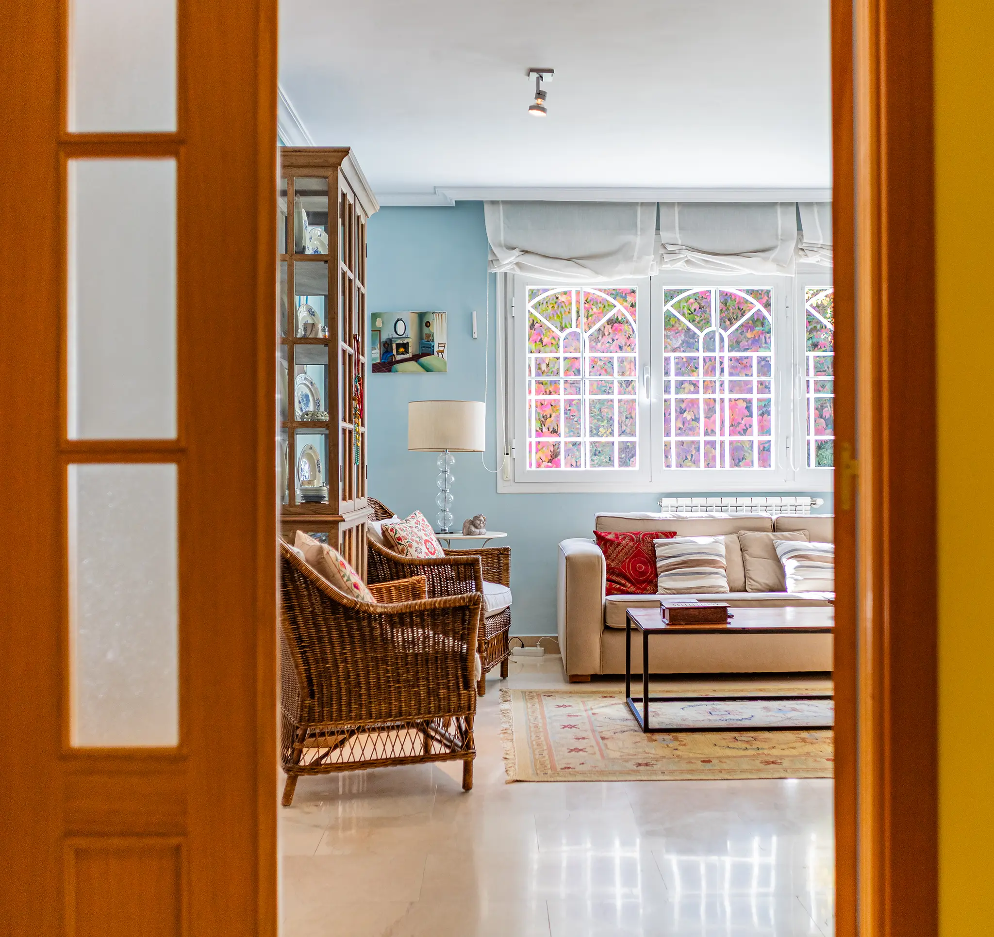 fotografía inmobiliaria profesional de un salón