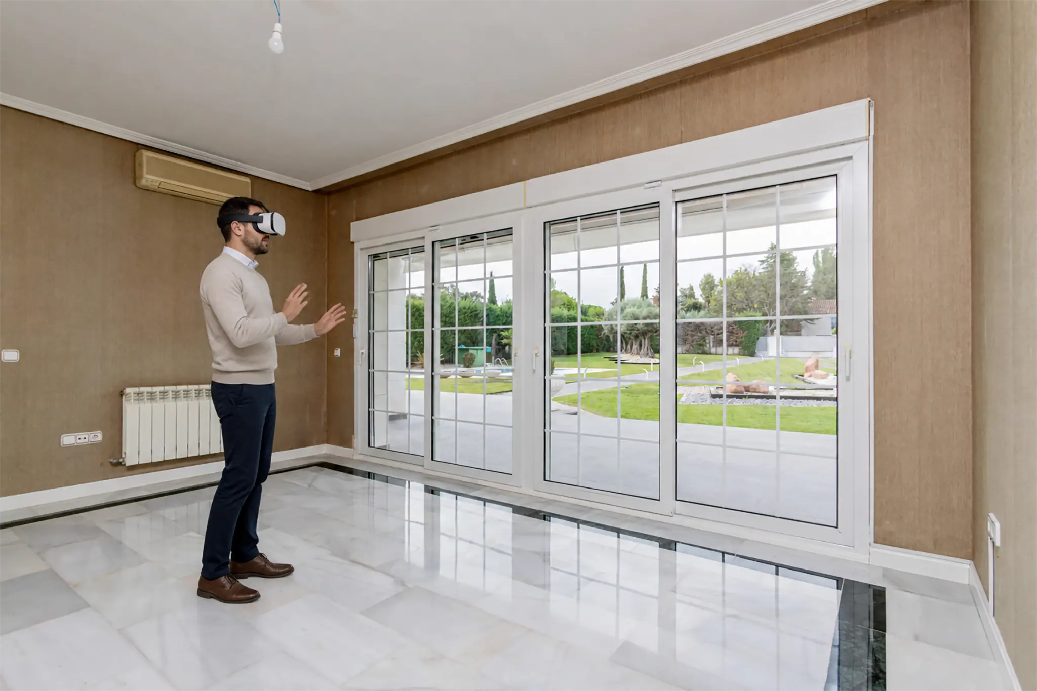 Vivienda preparada para un recorrido virtual de 360 grados